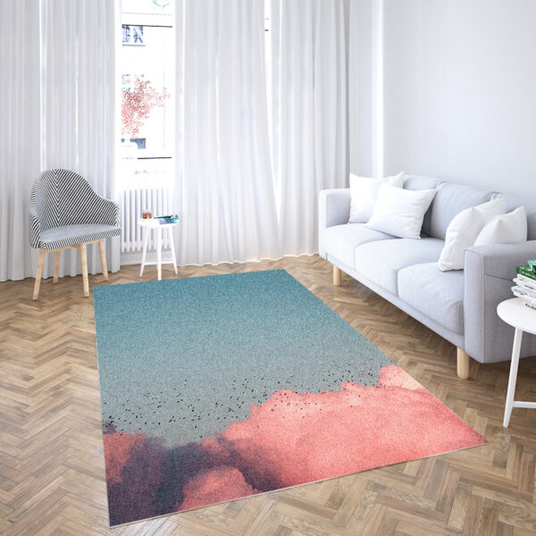 abstract rug area rug boho rug