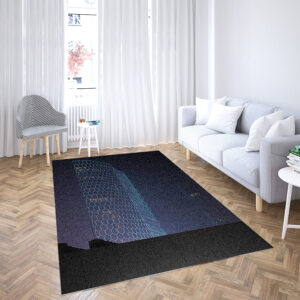 geometric shag rug rugs for living room mint rug