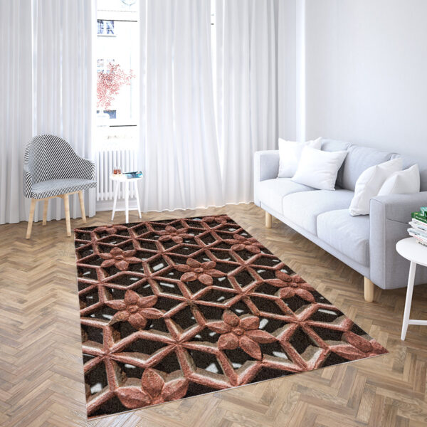 geometric rug mustard area rug rug