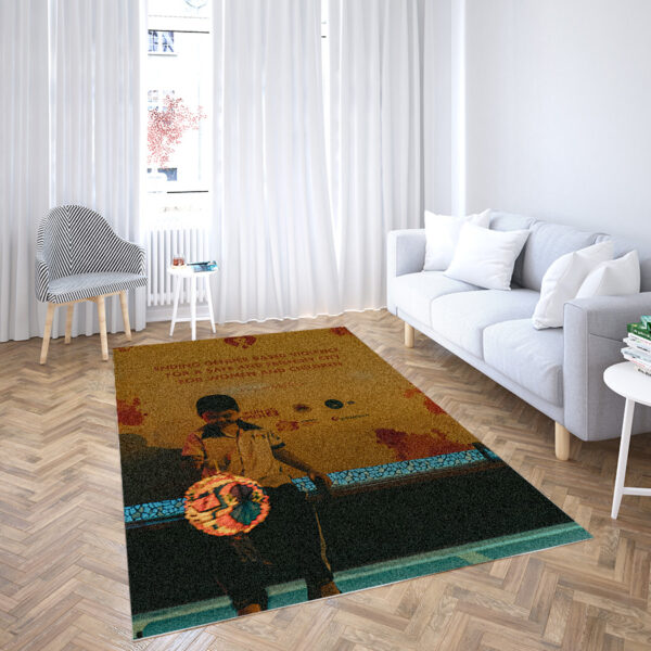 rug geometric rug modern shag rug