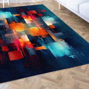 coral area rug custom runner rug floor rug