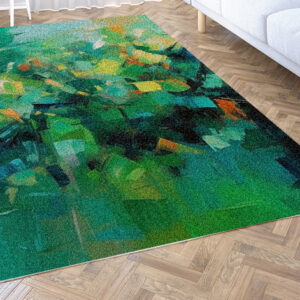 multicolor rug light area rug high traffic rug