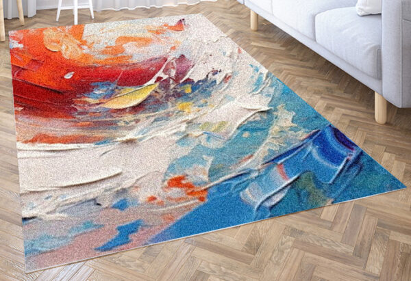 fluffy rug coastal area rugs geometric area rug