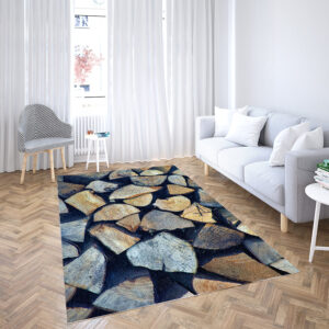 gray area rug boho shag rug cute pattern rug